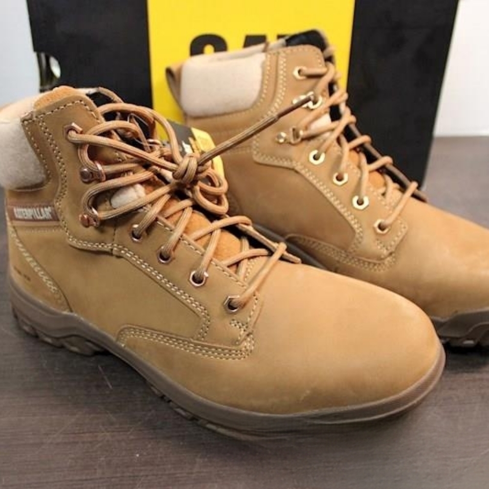 Women's Cat Work boots size 9.5W - Picture 3 of 7
